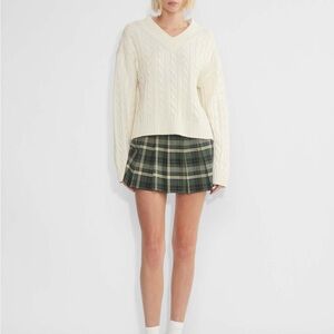 Sunday best Olive Super Lo-rise Mini Skirt
